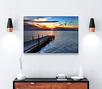 Obraz Drevené mólo pri západe slnka zs1319